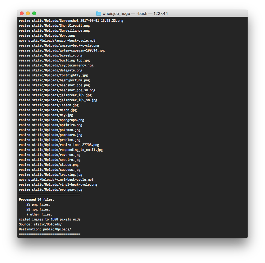 Optimizing Images